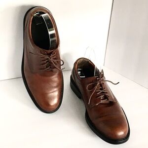 FLEXI brown leather oxford dress shoes 9.5